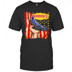 Dennys American Flag Independence Day T-Shirt